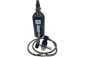 CLOVAIR Clover Airsoft-HPA Player Package! Airsoft HPA Player Kit with Low Pressure Tank, Regulator and Hose, Compatible with All Major HPA Engines