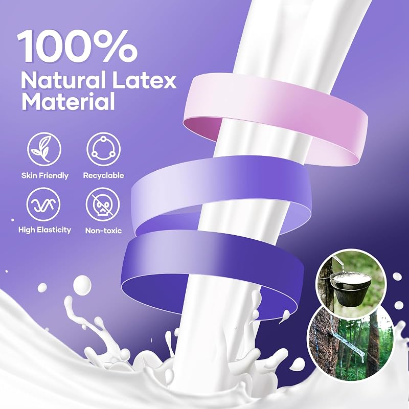 Élastique Musculation[Lot de 5], Bande Elastique Musculation en Latex