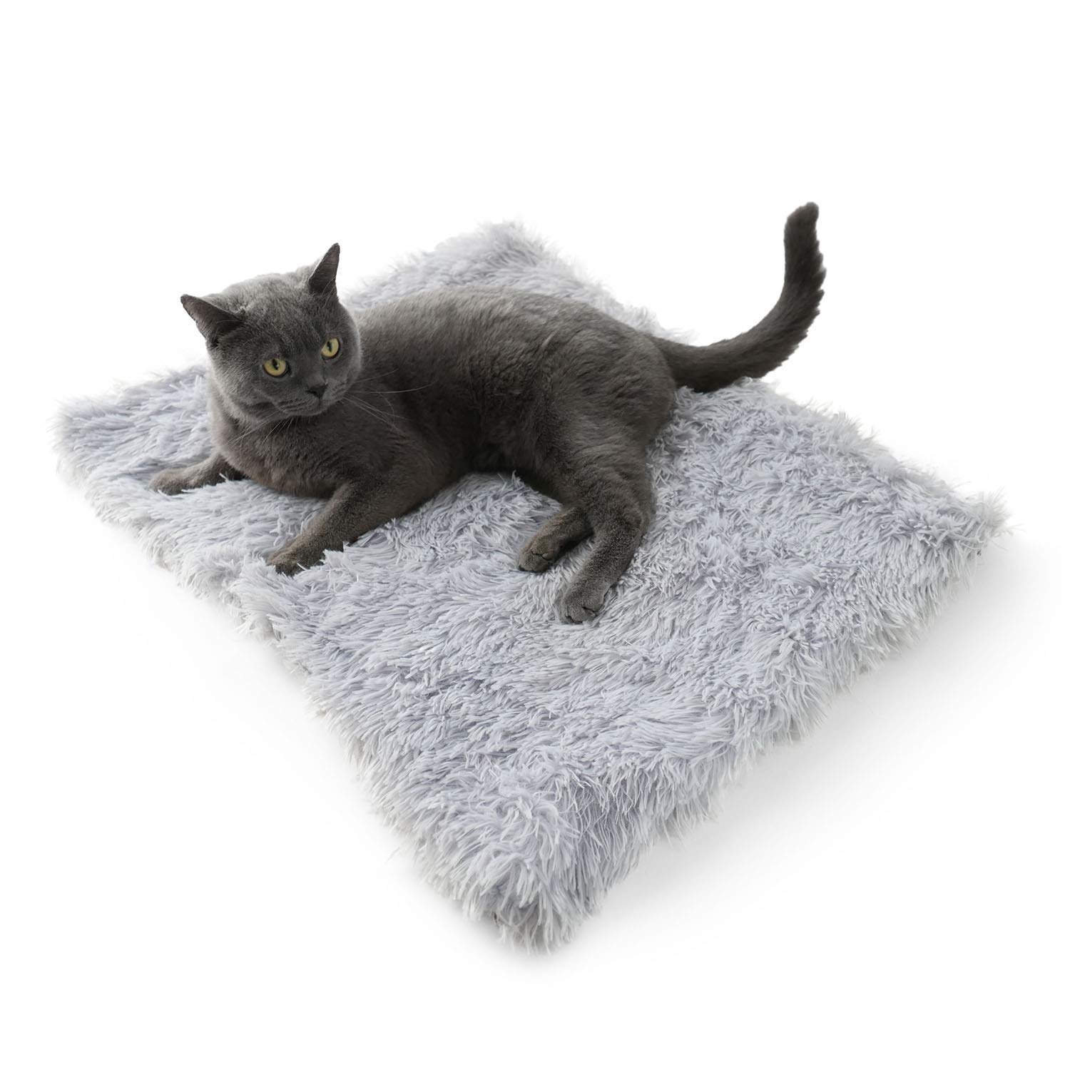 Photo 1 of 4CLAWS Furry Pet Bed/Mat (Convertible) - Grey