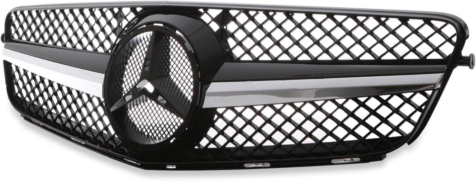 Black AMG Sl Style Radiator Race Grill Grille