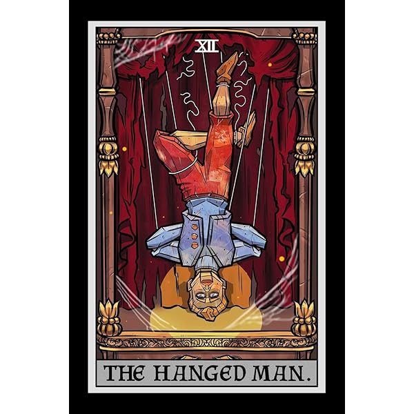 Amazon.com: The Hanged Man | 6x9 Paperback Lined Journal featuring a tarot  card from the Rider-Waite Tarot Deck