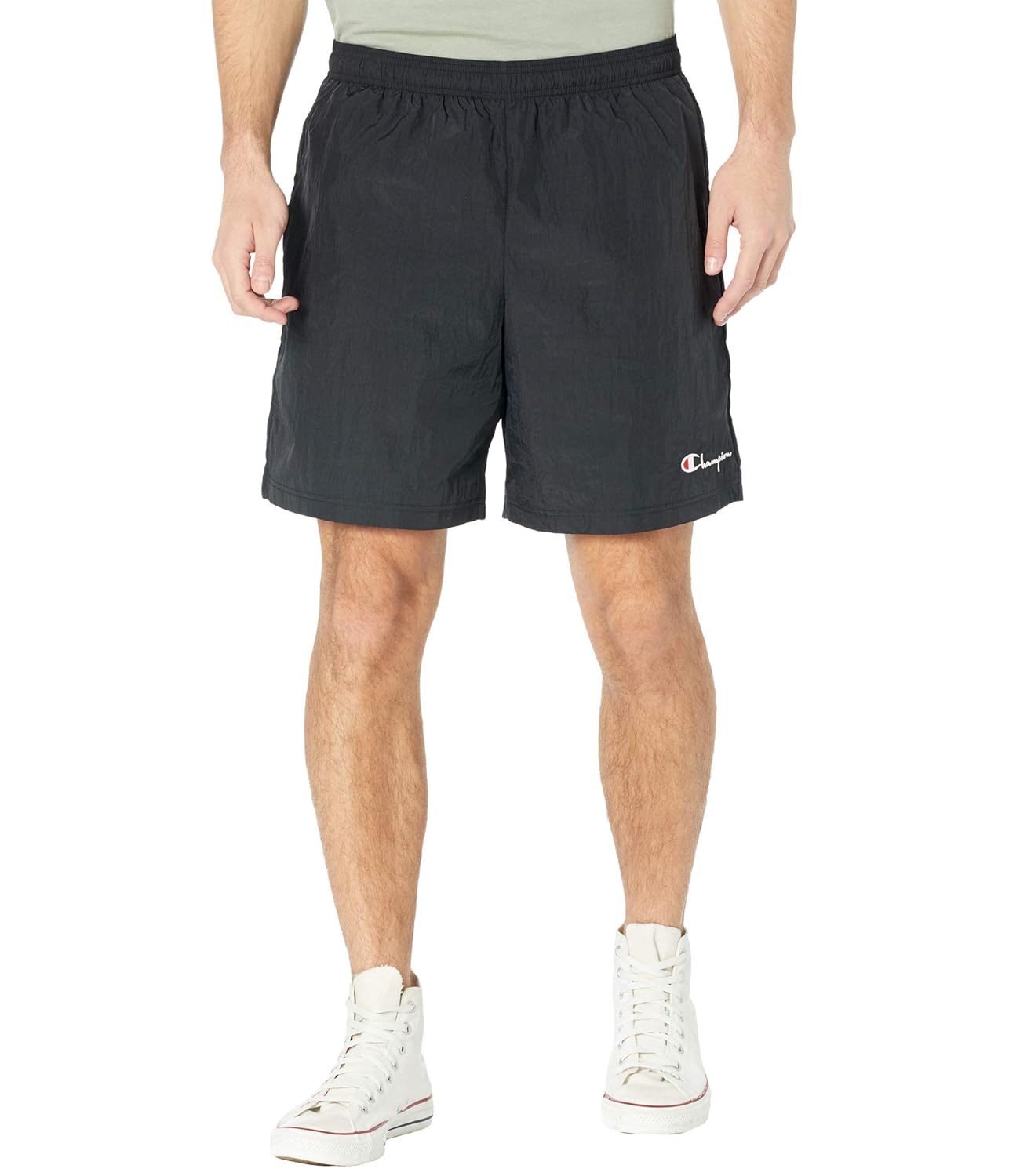 Buy Champion Men's 6" Nylon Warm Up Shorts at Amazon.in