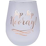 Pineapple, Unicorn, Cactus themed Stemless wine glasses! Perfect Wine Glass for Bachelorette Parties, Flamingo Parties, Unicorn Parties, and Girls Trips! (Sip Sip Hooray)
