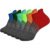 JOYNÉE Mens Athletic Ankle Sports Running Low Cut Socks for Men 6 Pairs