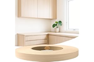 Edge Supply Birch 3/4 in x 250 ft Roll – Pre-Glued Iron On Wood Veneer Tape – Wood Veneer Edge Banding Tape with Hot Melt Adhesive, Smooth Sanded Finish Ideal for Furniture & DIY, Made in USA