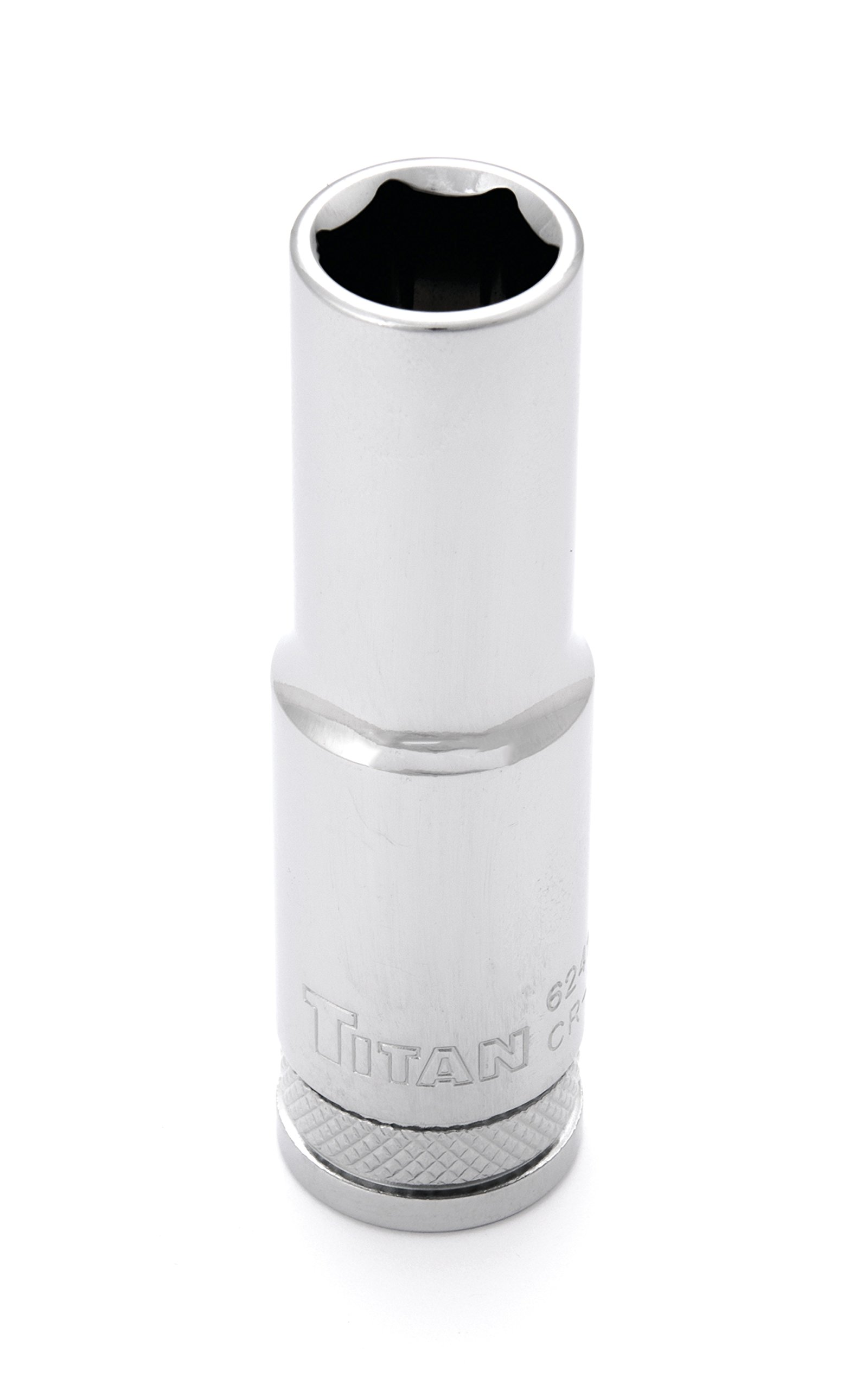 Titan 62412 12mm 1/2" Drive 6 Pt. Deep Socket