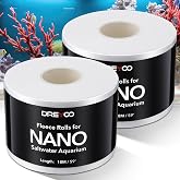 Dreyoo 2 Pack Replacement Fleece Roll Compatible with Red Reef NanoMat | Roller Filters, 59' Length x 2.2" Width, Superior Filtration for Clean Clear Reef Tanks, Easy to Install