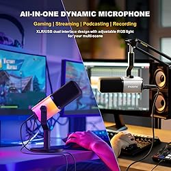 MAONO Dynamic Gaming Microphone: USB/XLR Streaming