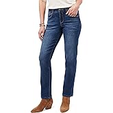 Democracy Womens Ab Solution High Rise Straight Leg Jean