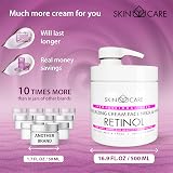 Skin Care Retinol 3-in-1 Moisturizer Face Neck Décolleté Cream Anti-Aging 500ml view 4