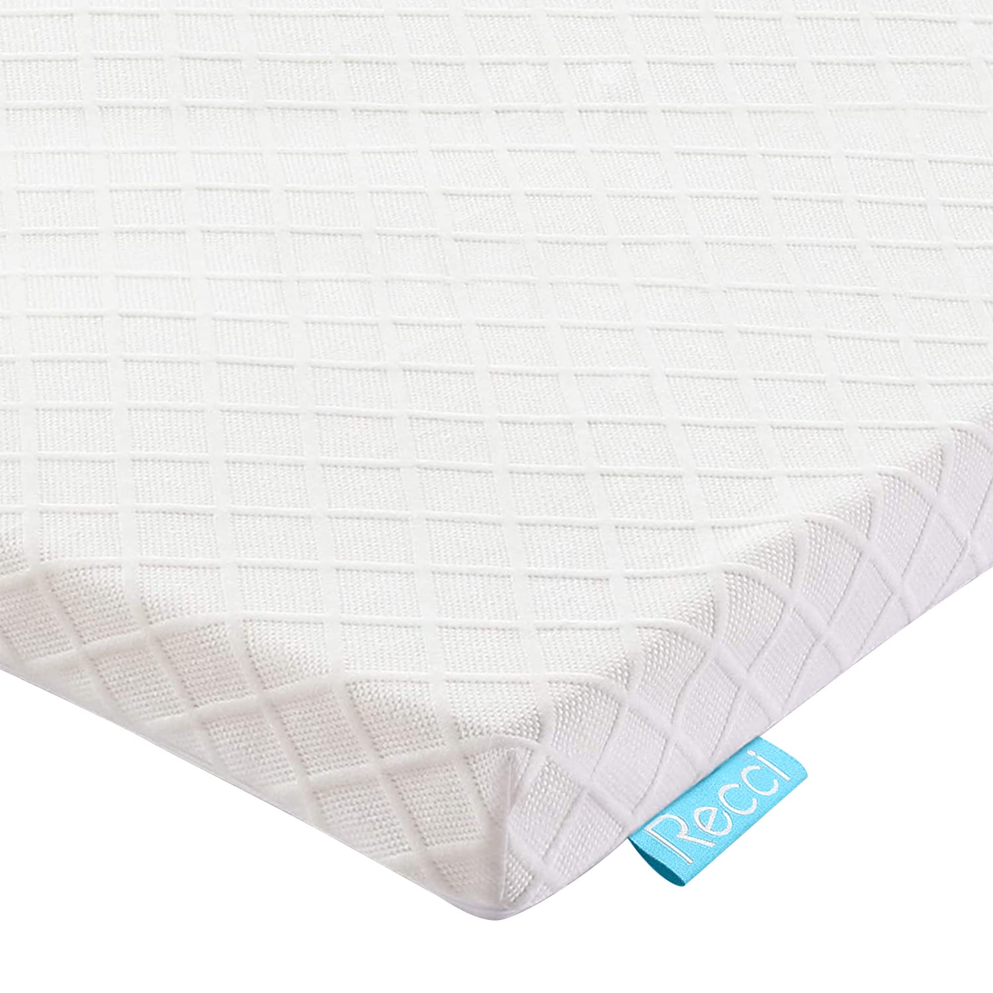 RECCI Memory Foam Mattress Topper Super King Bed - Pressure Relief Mattress Topper for Back Pain with Hypoallergenic Bamboo Viscose Cover - Removable & Washable, CertiPUR-EU (180x200x5cm)