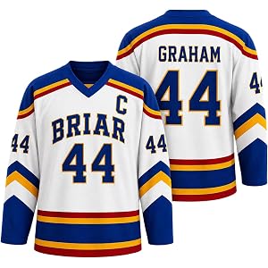 MLUTJINOO Off Campus Shirt Long Sleeve Hockey Jersey Shirts Graham 44 & Logan 22 & Tucker 46 & Di Laurentis 66 Sweatshirt