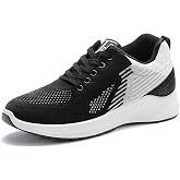 Padgene Womens Sneakers Lightweight Tennis Walking Shoes Sports Running Shoes for Woman Mesh Breathable Gym Fashion Sneakers Athletic Comfortable Casual