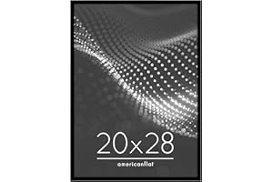 Americanflat 20x28 Picture Frame with Polished Plexiglass - Streamline Collection - Thin Border Picture Frame for Wall Displa