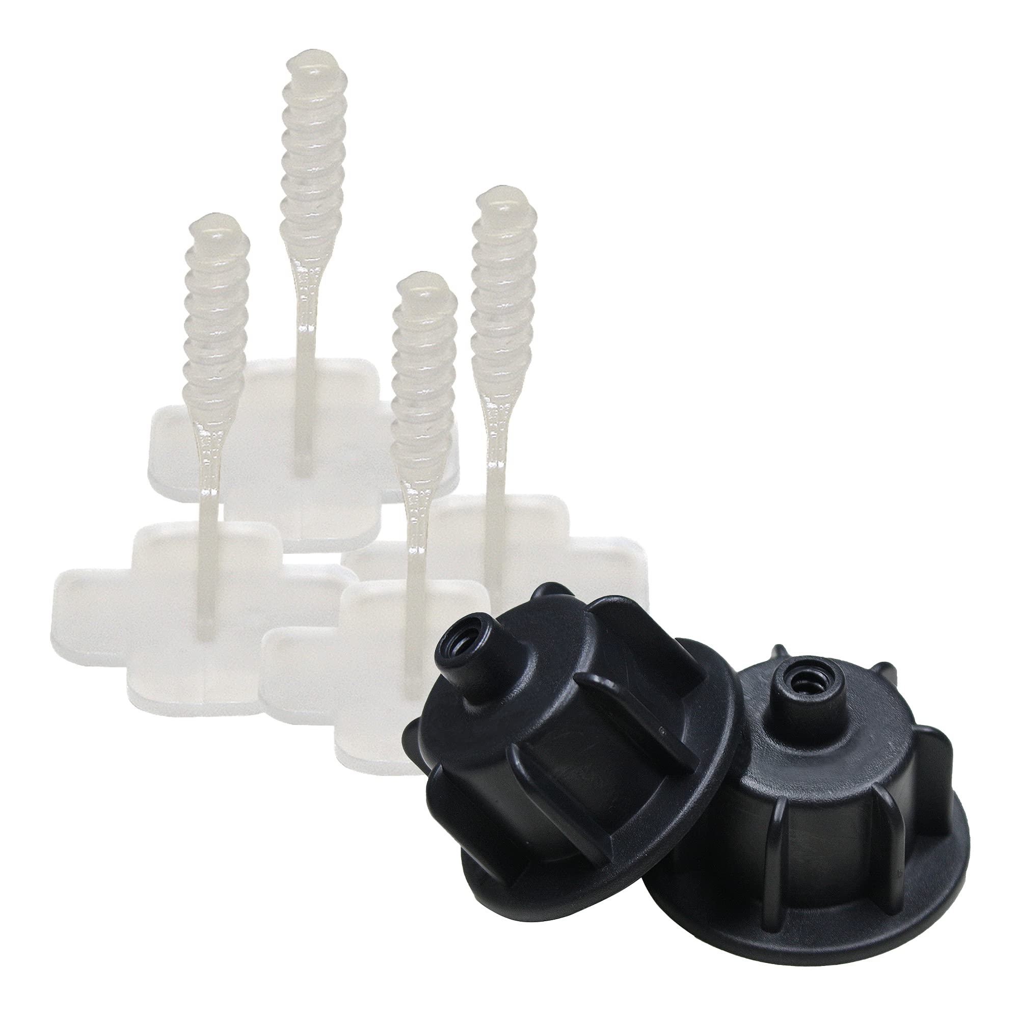 Karl Dahm LevelMac Tiles Levelling System Base Set 3-12 mm Tile Thickness 2 mm in Box 50 Pulling Hoods 250 Tabs