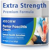 AOSORW Plantar Fasciitis Relief Cream - Natural Herbal Formula for Foot, Heel Spur, Ankle, Leg & Hand Discomfort - Premium He