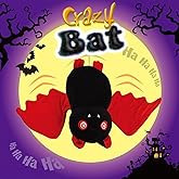 SUNLIN Interactive Halloween Bat Cute Soft Plush Toy for Adults & Kids 3+, Touch & Sound Activated Prank with Sound & Glowing Eyes, Scary Party Supplies Home Decor