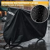 Favoto Bike Cover 1 or 2 Bikes Waterproof 210T UV Wind Dust 78.7 x 27.5 x 44 in view 3