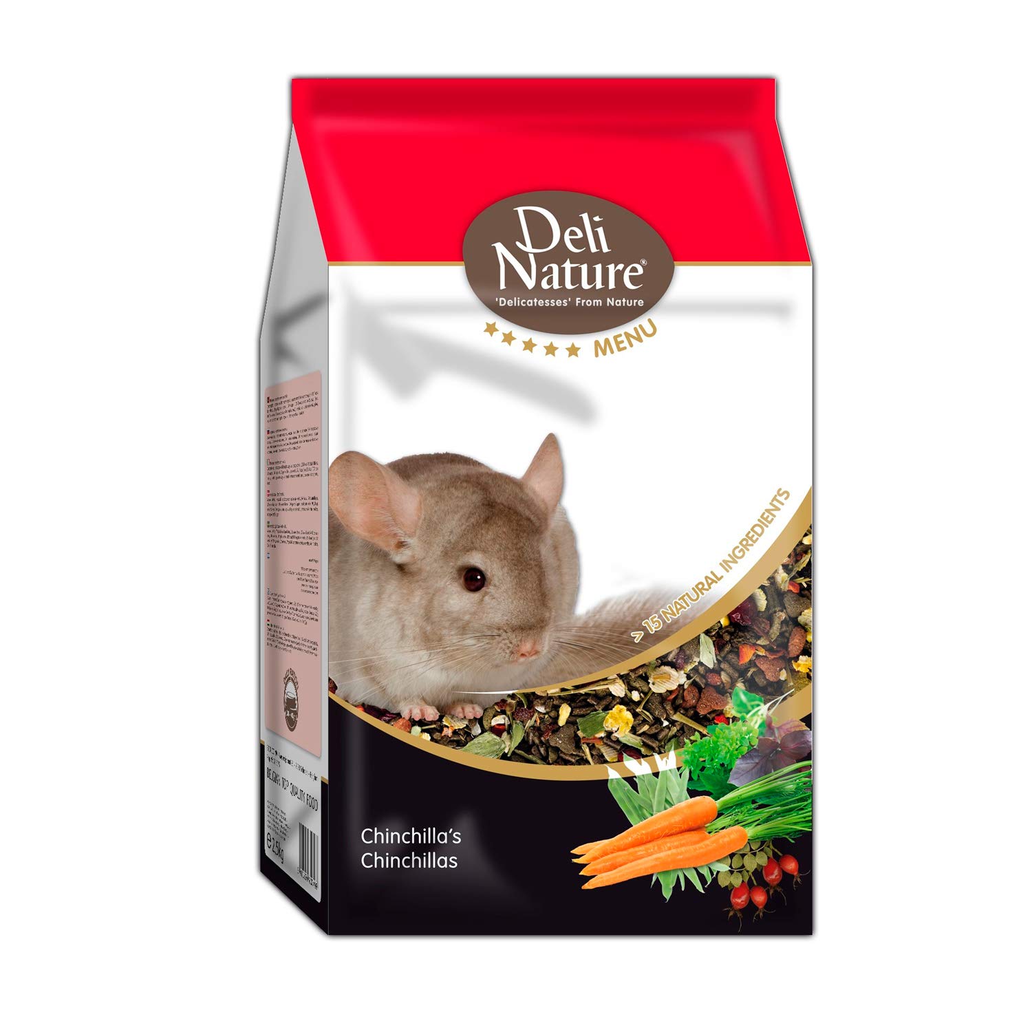Deli Nature 15-029539 5 Stars Menu for Chinchilla - 2500 gr