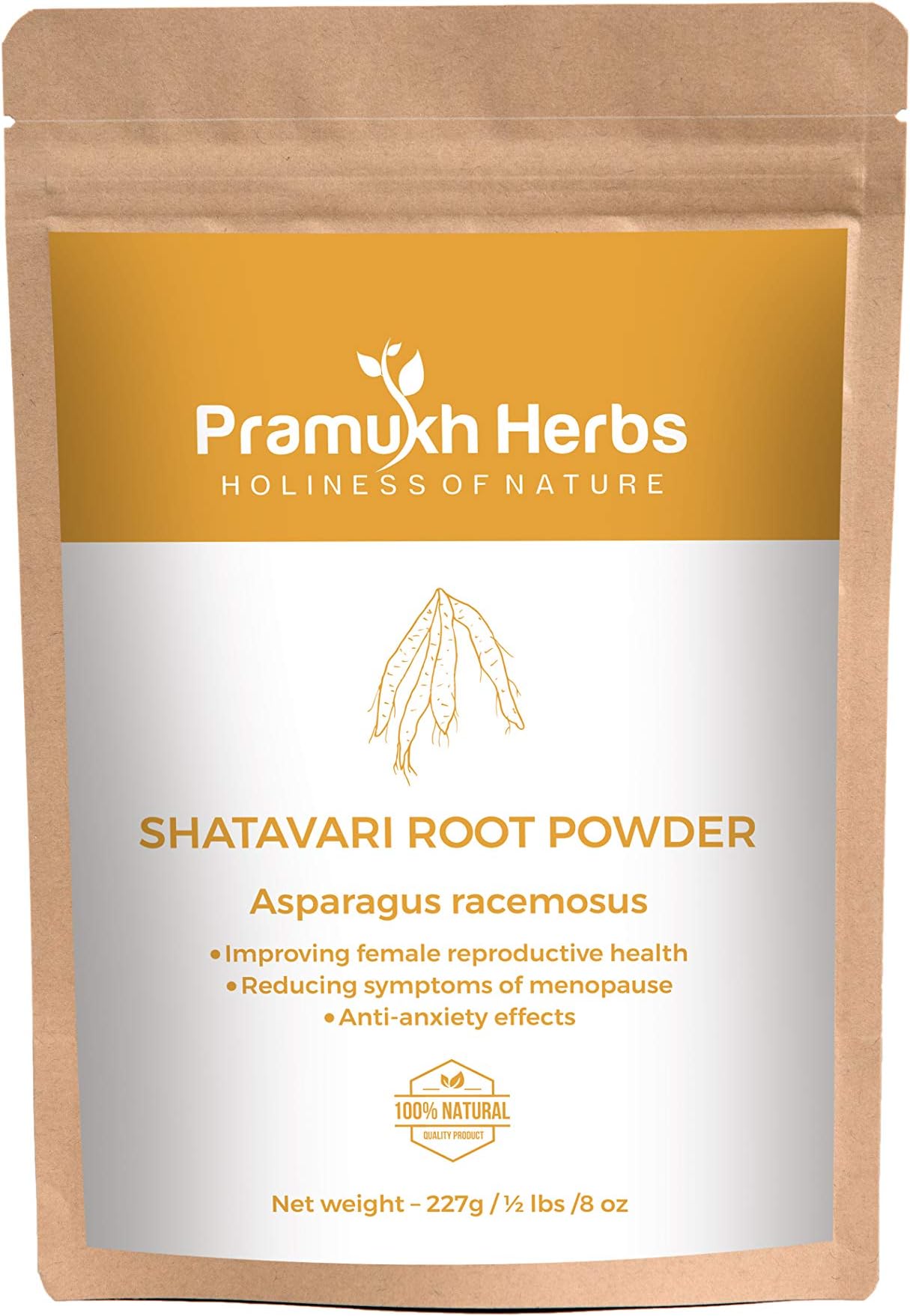 Pramukh Herbs Shatavari Root Powder-227 g