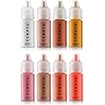 TEMPTU S/B Airbrush Blush & Highlighter Starter Set Long-Wear Makeup, Dewy Buildable Formula Brightens Complexion, All Skin Types, Includes 4 Blushes & 4 Highlighters