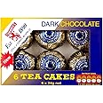 Tunnock's Tea Cakes Dark Chocolate 6 Pack - 24g (Pack of 1)