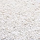 Premium Pebbles White Rocks. Decorative Pebbles. 1/5 Inch 2 lbs for Garden, Landscaping, Indoor, Vase Fillers, Crafting, Succ