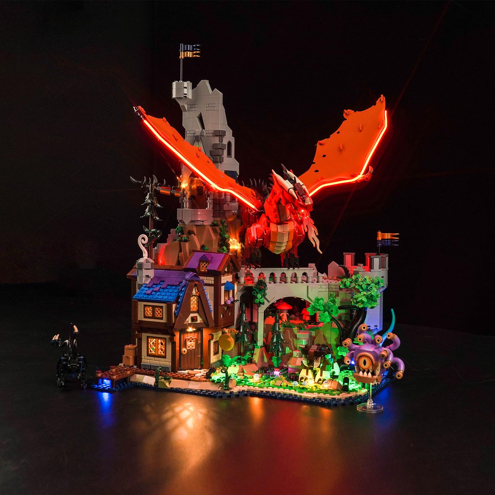 BrickBling Led Light Set for Dungeons & Dragons: Red Dragon's Tale - Decoration Lighting Set for Lego 21348 - Standard Version — image 1