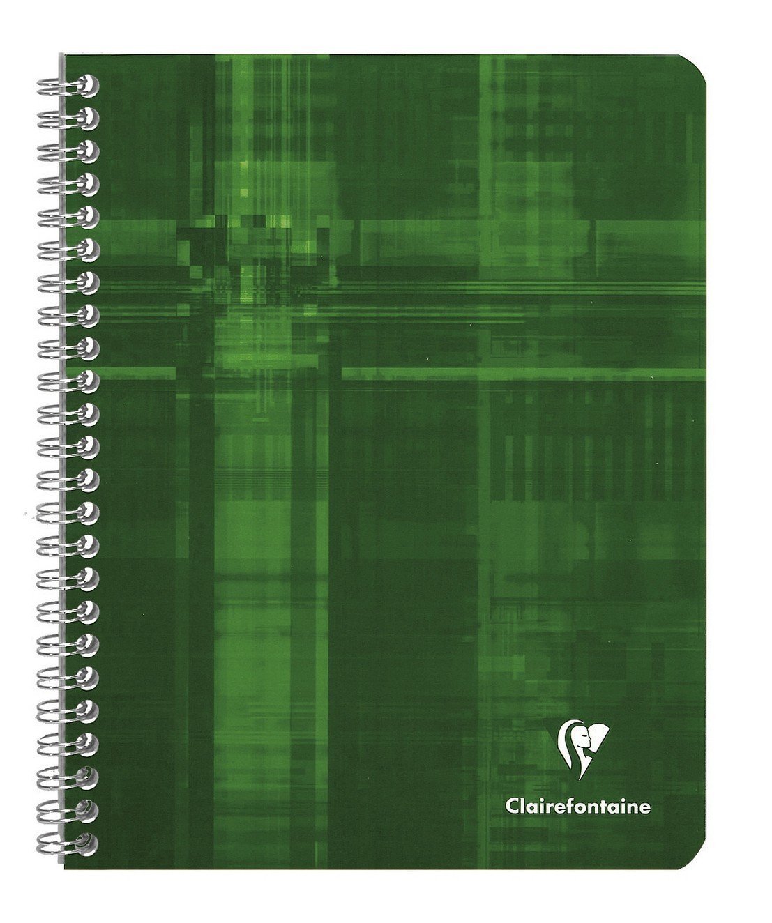 Clairefontaine 883C - One Spiral Notebook - Dimensions: 16.5x21 cm - 120 Lined Pages with Margin - White Paper 90 g - Laminated Card Cover Random Colour