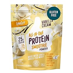 FlavCity Grass Fed Whey Protein Powder - Vanilla