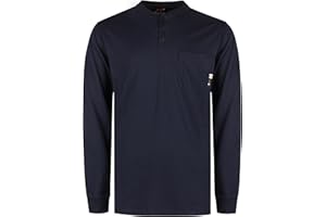 KONRECO FR Shirts for Summer Flame Resistant Shirt 5.5oz Light Weight&7oz CAT2 Henley Shirts