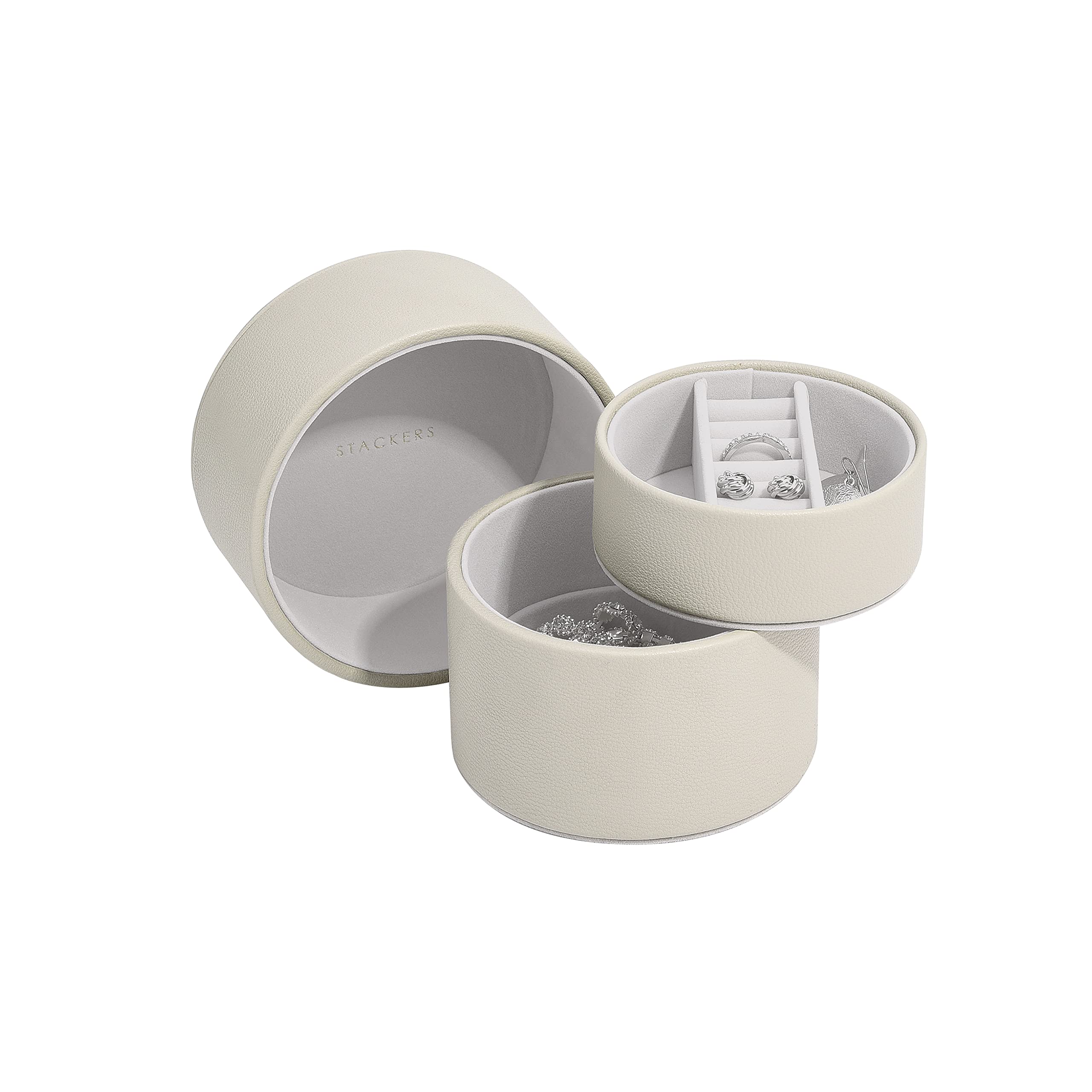 Stackers Oatmeal Bedside Jewellery Box Pod