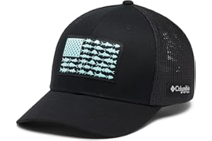 Columbia Women's PFG Logo Mesh Ball Cap-High Crown
