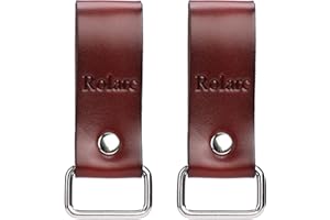 Rolarc Tape Measure Holder Leather Belt Clip Drill Impact Tool Holster Heavy Duty Multitool(2-Piece Set)