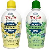 Polenghi Italia Garden Organic Lemon Juice &amp; Lime Juice Variety Pack of 2 | USDA Organic, Non-GMO, Not From Concentrate, For Cooking, Drinks, Marinades &amp; Baking, BPA &amp; Sulfite Free, Zero Calories