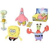 Simba - Spongebob Squarepants Patrick Crab Squidward 20cm Soft Material 100% Recycled Filling, Official License, You Will Receive One Randomly Suitable for All Ages (109491002SPB)