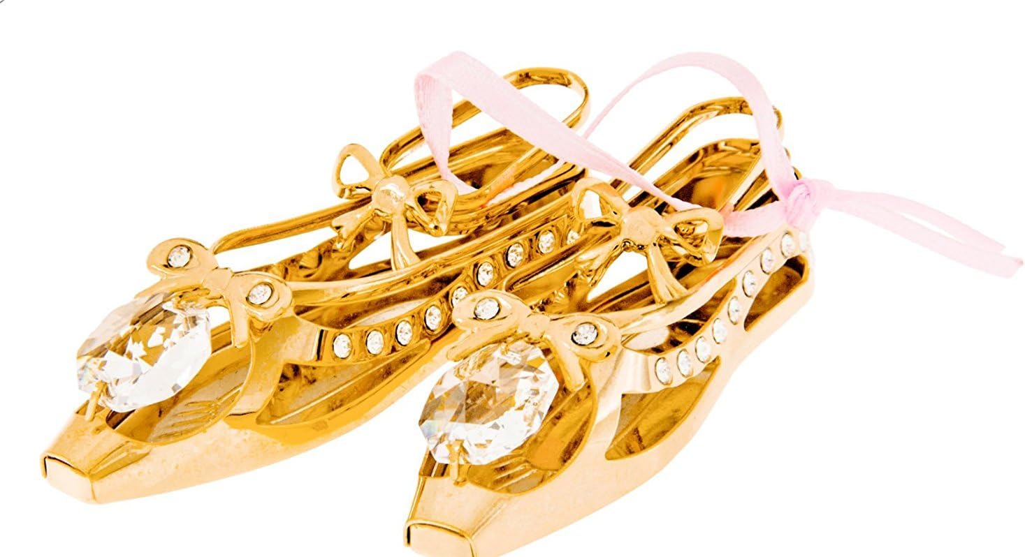 gold ballerina slippers