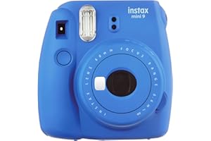 Fujifilm Instax Mini 9 Instant Camera, Cobalt Blue