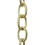 RCH Hardware CH-42-AD Brass Chandelier Chain, Acid