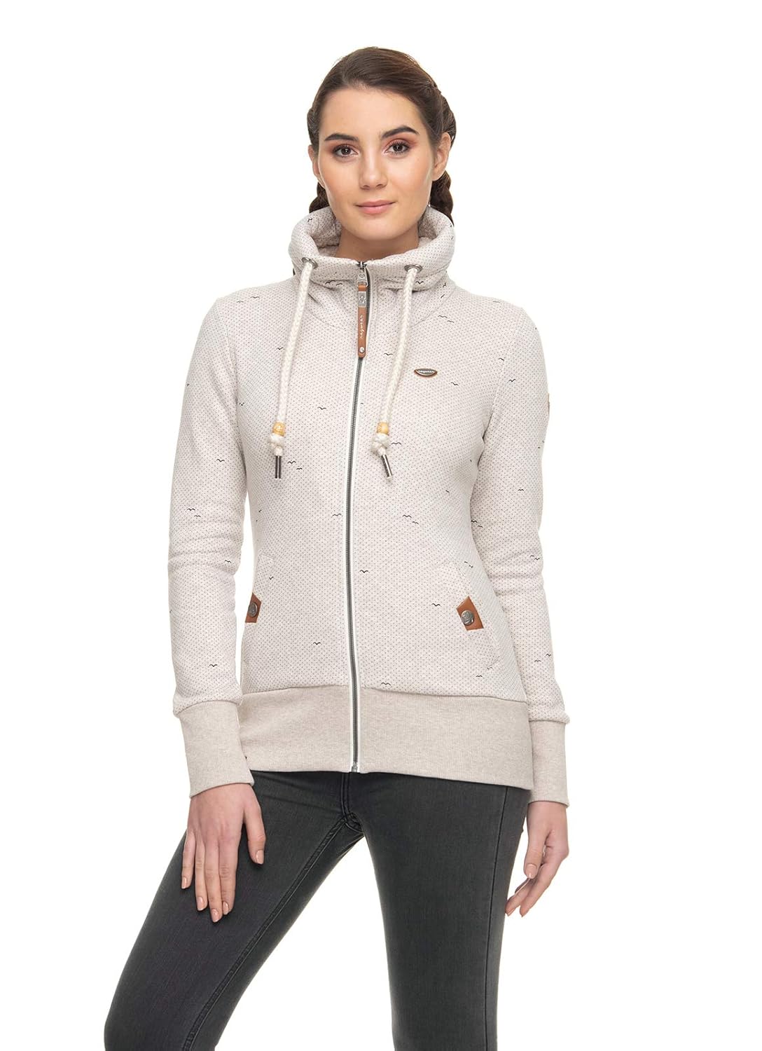 Ragwear Rylie Zip Femme Dame Sweatshirt,Sweat à Capuche zippé,Pull ...