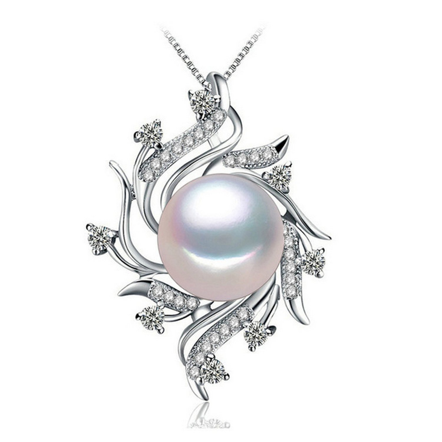 Pendants Necklaces Womens MMC Nice Jewelry Silver Pearl
