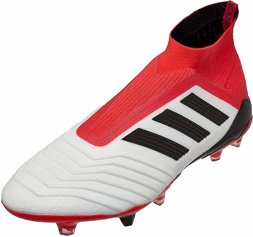 red and white adidas soccer cleats