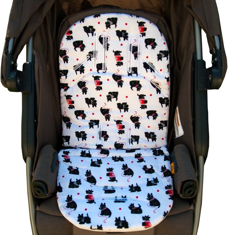 Aryko Baby Carseat or Stroller Cover Liner Breathable 3D Air Mash Cushion Pad All Weather - Schnauzer