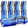 enjoydeal Mini LED Flashlights 5 Pack Pocket Pen Flashlight Ultra Bright 350 Lumens Waterproof Zoomable Flashlight with 3 Mode for Kids Camping Cycling Hiking Emergency Torch Light