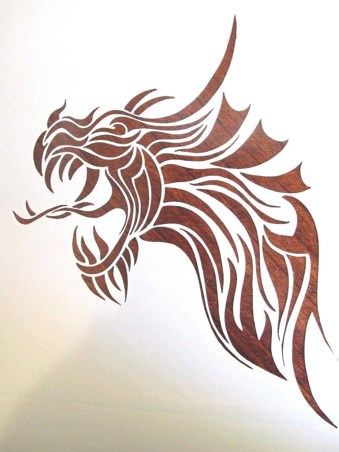 Dragon Head Mylar AIRRUSH Painting Wall Art Stencil