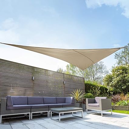 Umbrellas Canopies Shade Rectangle Sand Uv Block Sun Shade Sail