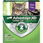 Advantage XD (Spinetoram) Large Cat Topical Flea Treatment &amp; Prevention 2ct