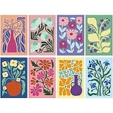 Bablira 24 Pack Floral Greeting Cards with Envelopes, Floral Blank Note Cards Set for All Occasions, Boxed 8 Floral Designs Cards for Thank You, Birthday, Wedding, Condolence, Invitation, etc.