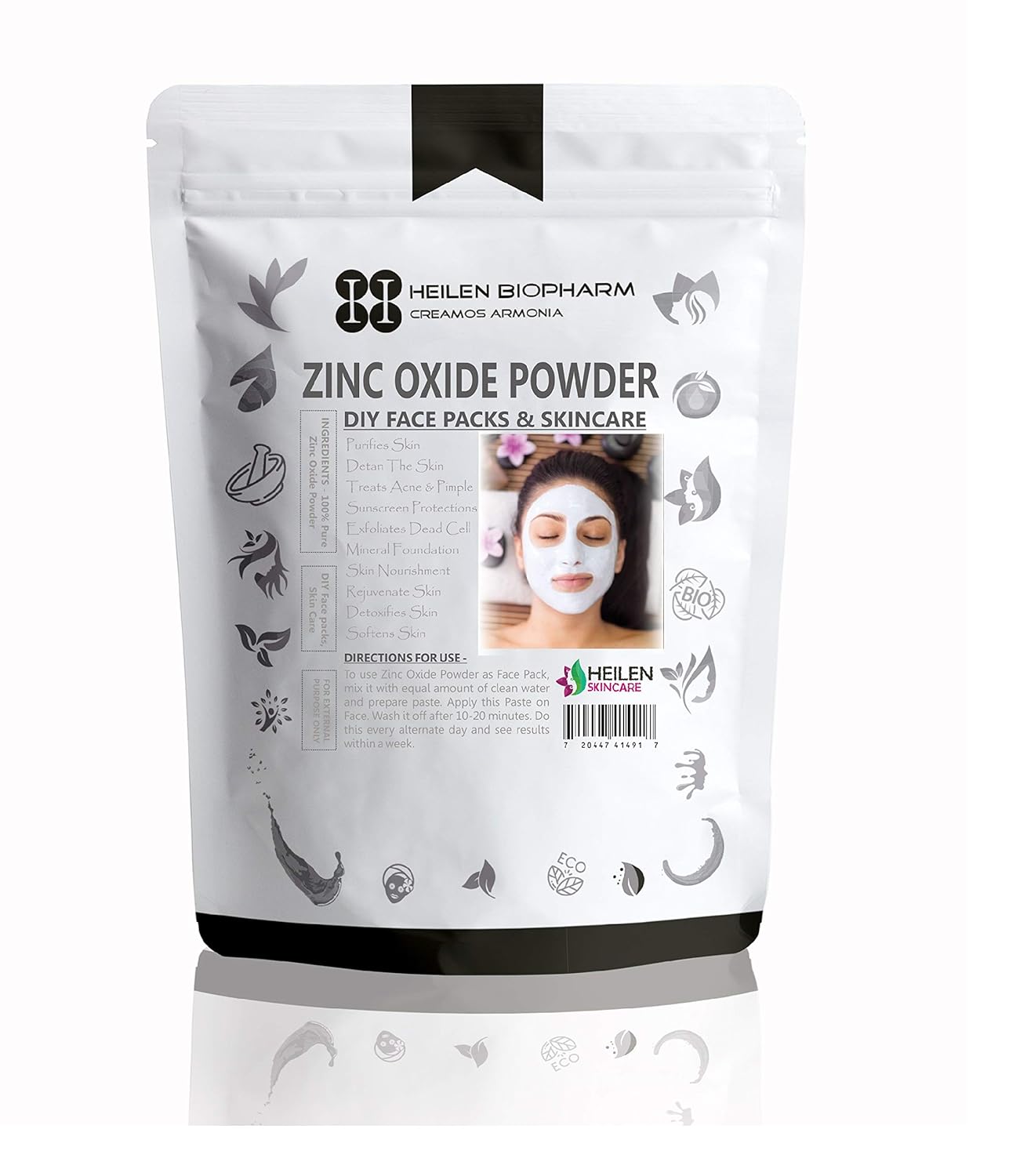 zinc oxide face powder