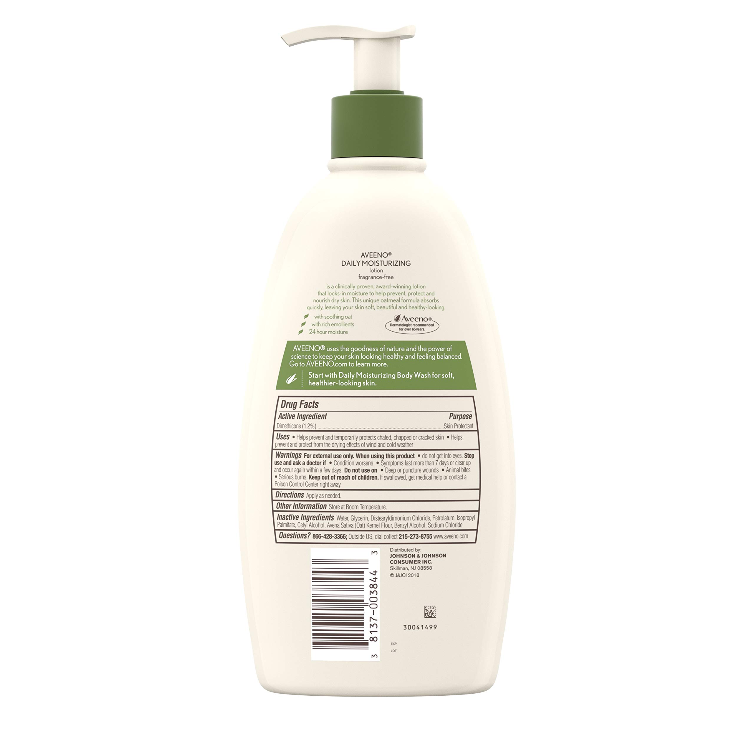 Aveeno Daily Moisturizing Body Lotion with Soothing Oat and Rich